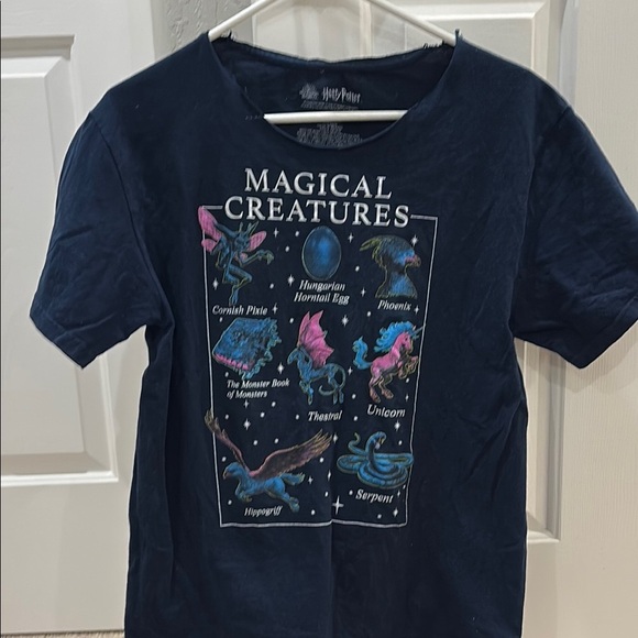 Warner Bros. Tops - Warner Bros. Magical Creatures Harry Potter Kids T-Shirt - Navy